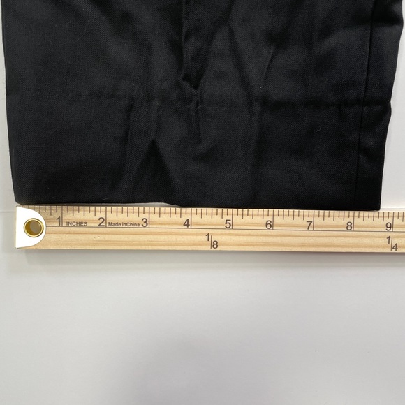 Mantoni Black Dress Pants 2BT. Vent. No Pleat Super 140’s - Size 48 - Picture 6 of 6